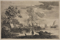 TvB G 0390
<br/>
De houten pier
<br/>
<em>Bout, Pieter (1658 - 1719)</em>